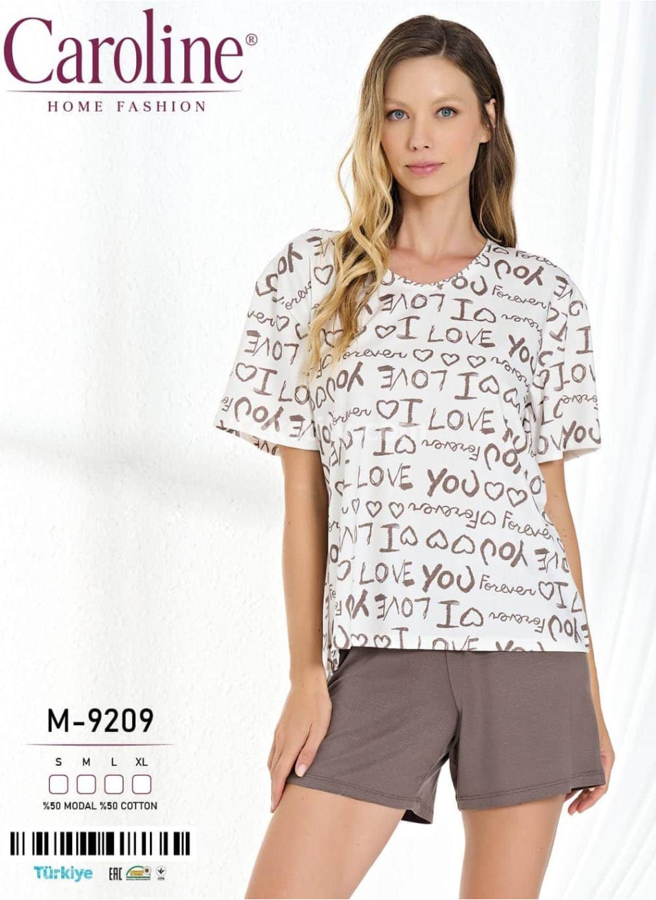 Женский Комплект с Шортами Caroline (S+M+L+XL)