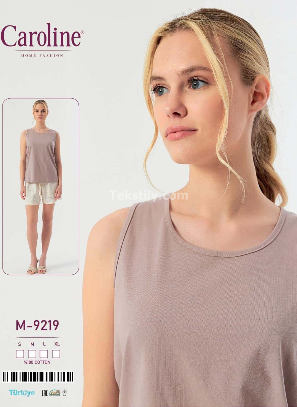 Женский Комплект с Шортами Caroline (S+M+L+XL)