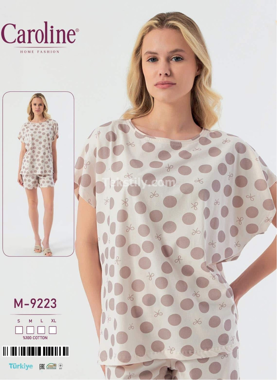 Женский Комплект с Шортами Caroline (S+M+L+XL)
