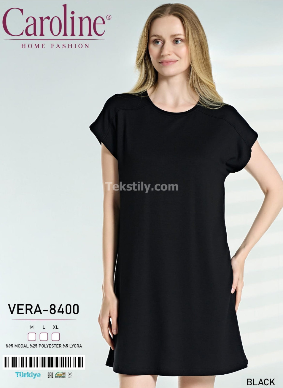 Ночная Женская Сорочка Caroline (M+L+XL) 