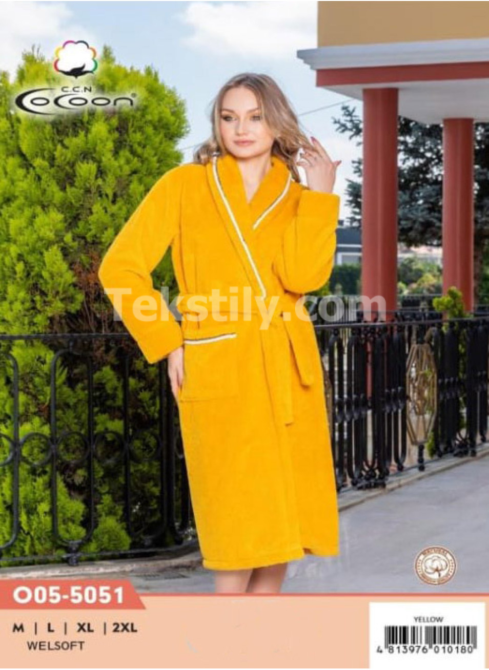 Женский Халат Велсофт Cocoon (M+L+XL+2XL)