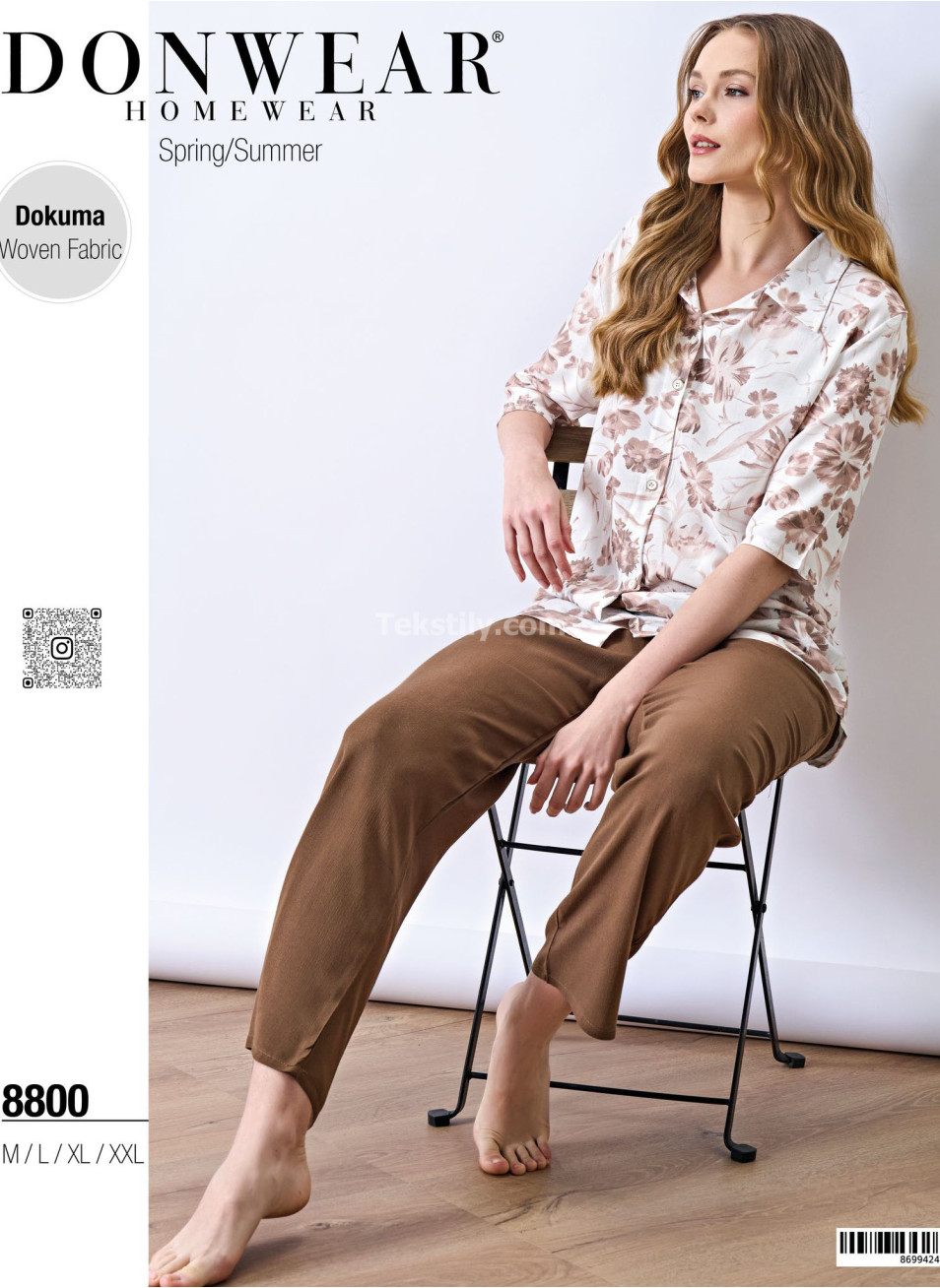 Женский Комплект с Брюками Donwear 20225 (M+L+XL+2XL)