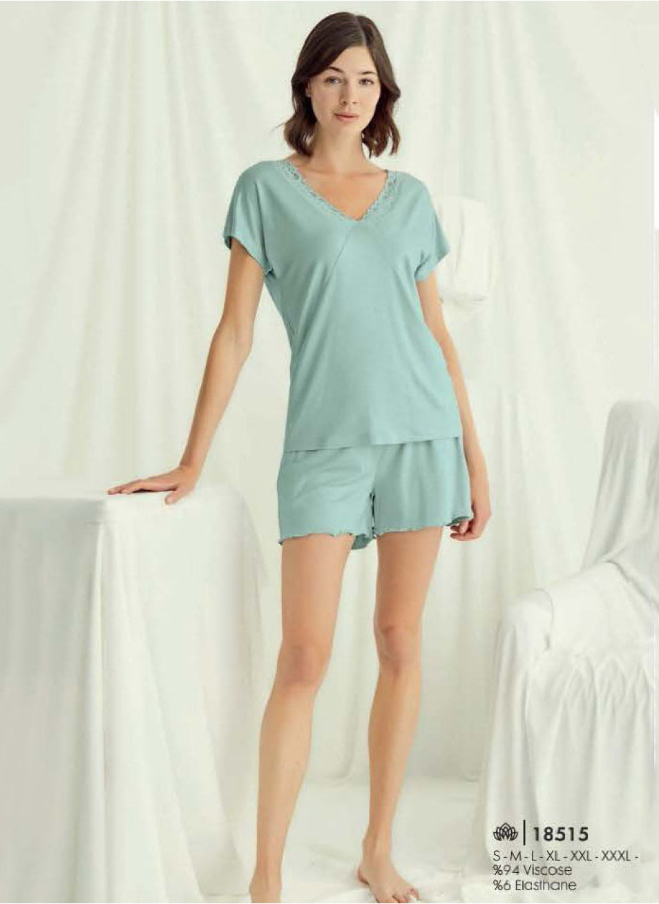 Женский Комплект с Шортами (S+M+L+XL+2XL+3XL) Monamise 2024