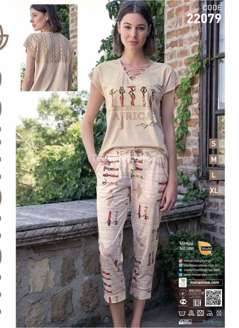 Женский Комплект с Капри MONAMISE (S+M+L+XL)