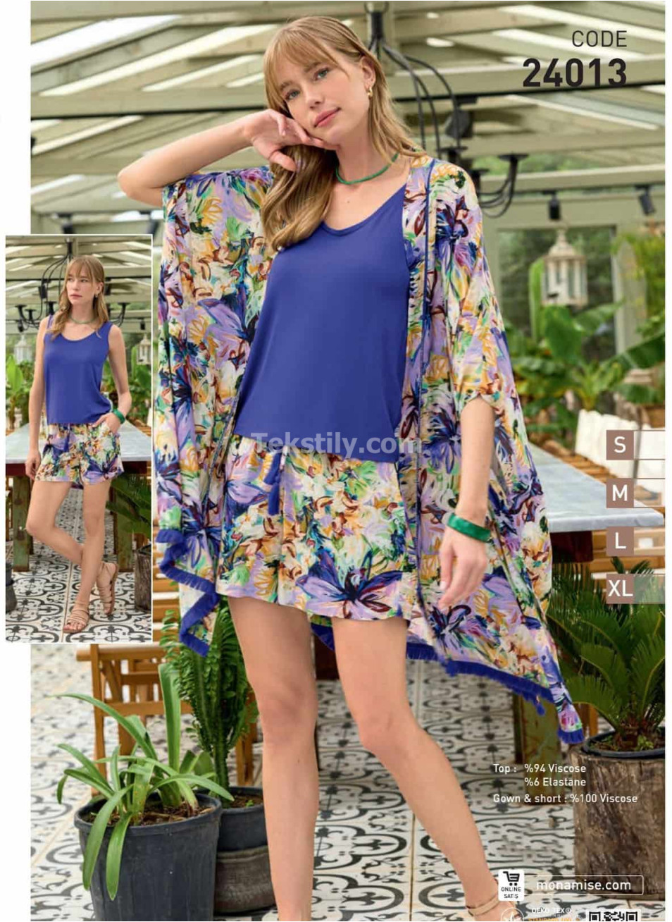 Женский Комплект с Шортами 3-KA Monamise (S+M+L+XL+2XL+3XL)