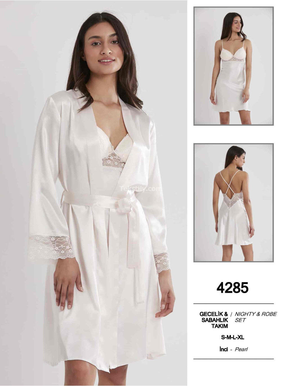 Пеньюар с халатом (S,M,L,XL) Pierre Cardin
