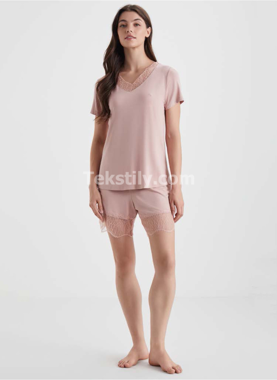 Женский комплект с шортами Penye Mood 2025 (S,M,L,XL)
