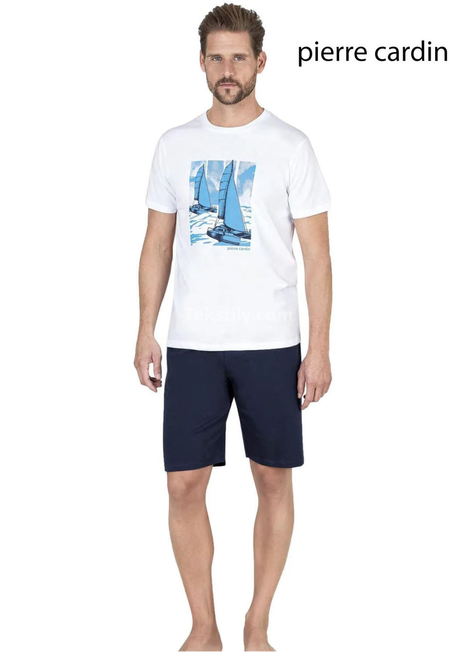 Мужской Комплект с Шортами Pierre Cardin (S-M-L-XL-2XL)