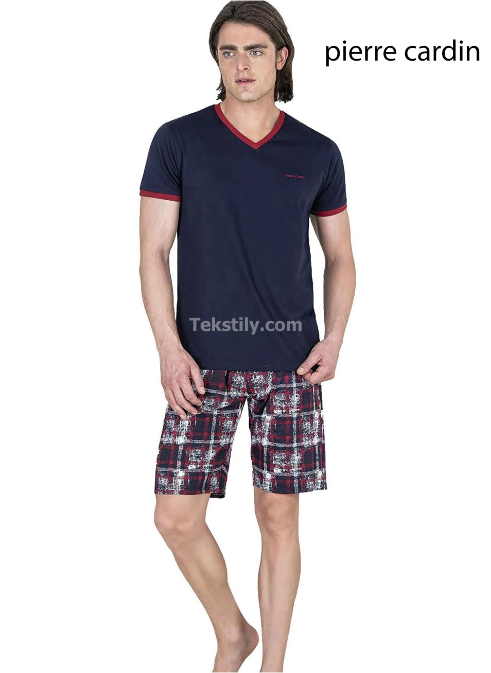 Мужской Комплект с Шортами Pierre Cardin 2024 (S-M-L-XL-2XL)