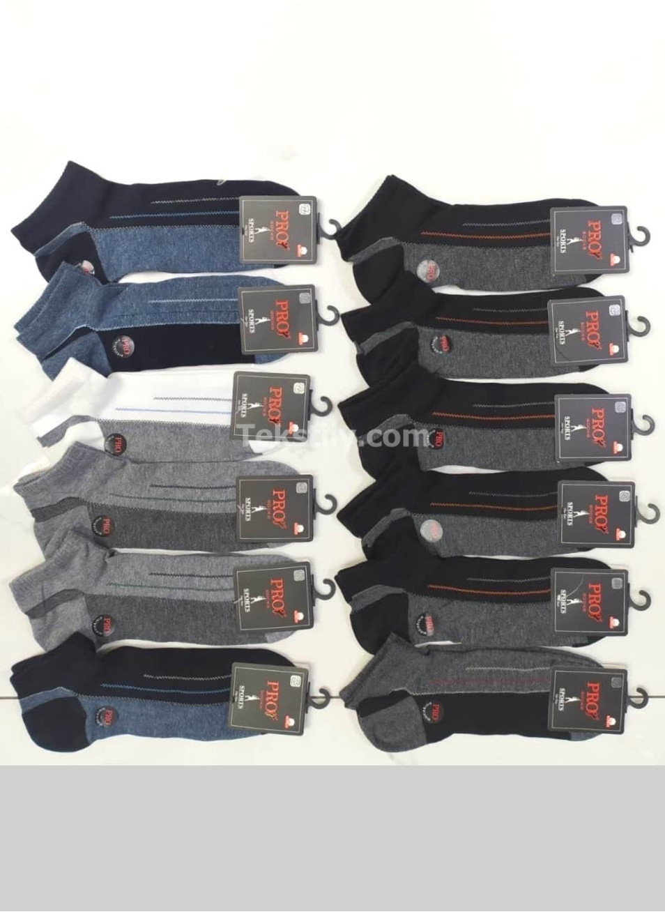 Женские носки следки 12 пар в уп. Cotton (36-40) PRO