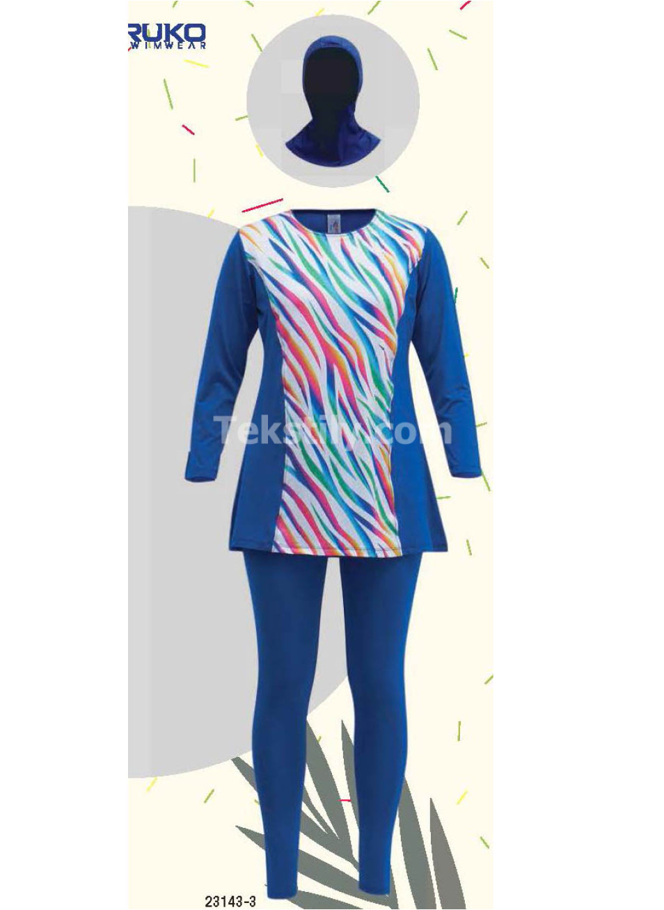 2023 Купальник для Девочек 3-ка (8-10-12-14-16) Ruko Swimwear