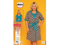 Женская Сорочка с халатом 2-КА Sabrina (XL+2XL+3XL+4XL) 