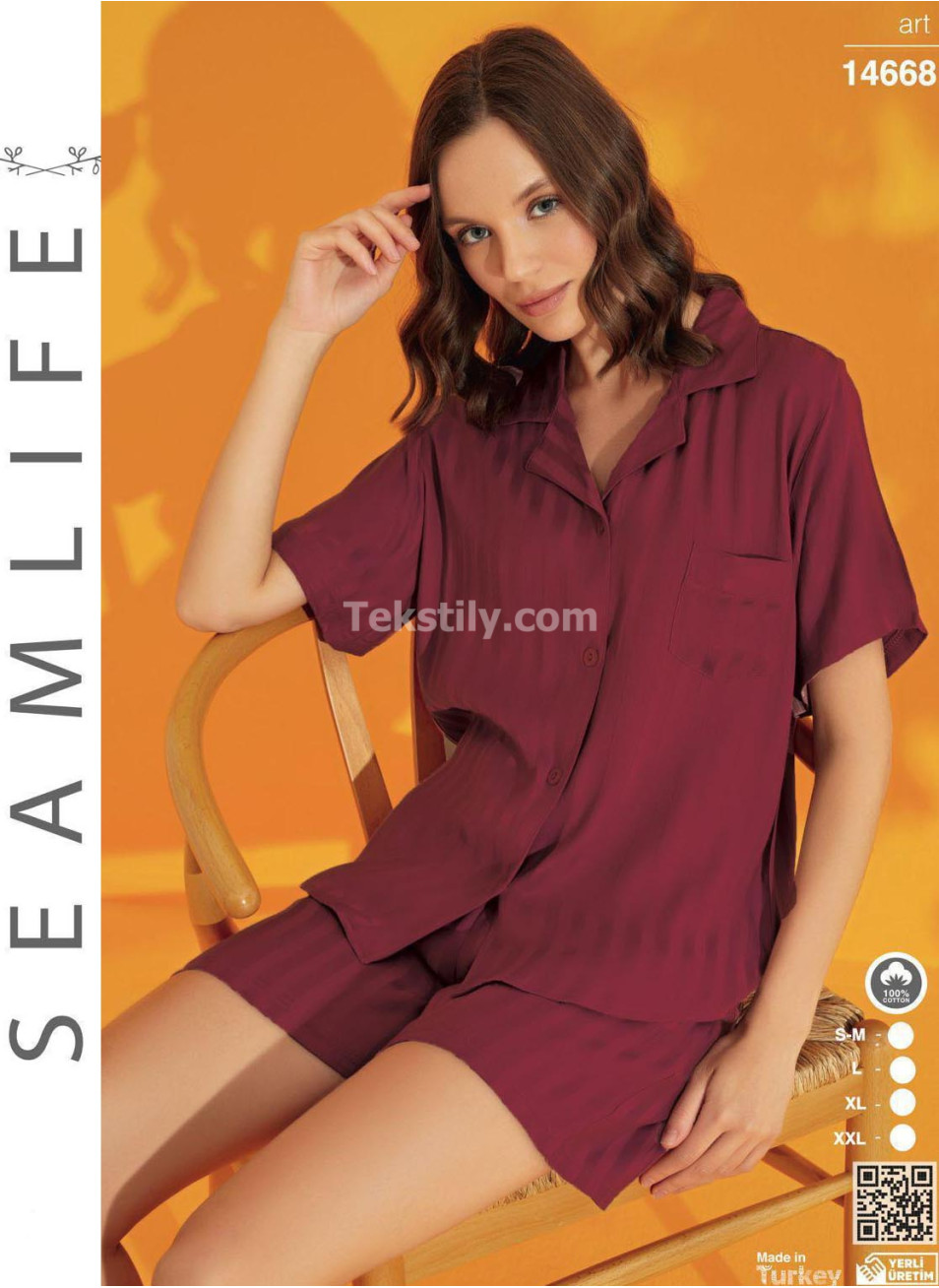 Женский комплект с шортами SEAMLIFE (S/M+L+XL+2XL)