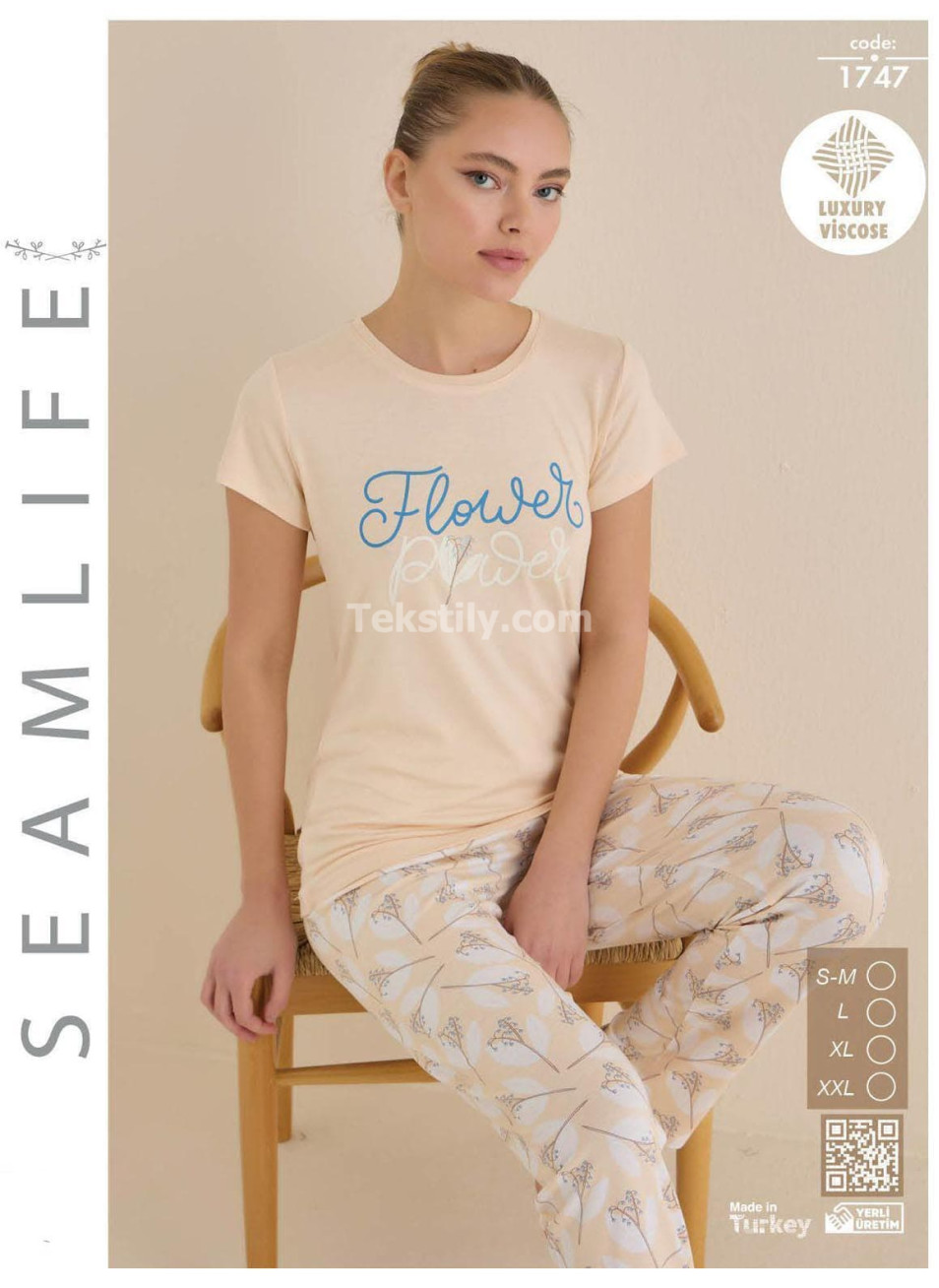 Женский комплект с брюками SEAMLIFE (S/M+L+XL+2XL)