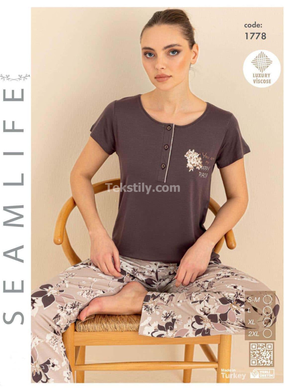 Женский комплект с брюками SEAMLIFE (S/M+L+XL+2XL)