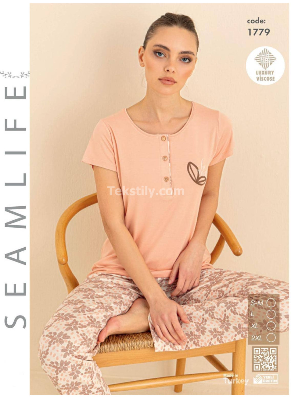 Женский комплект с брюками SEAMLIFE (S/M+L+XL+2XL)