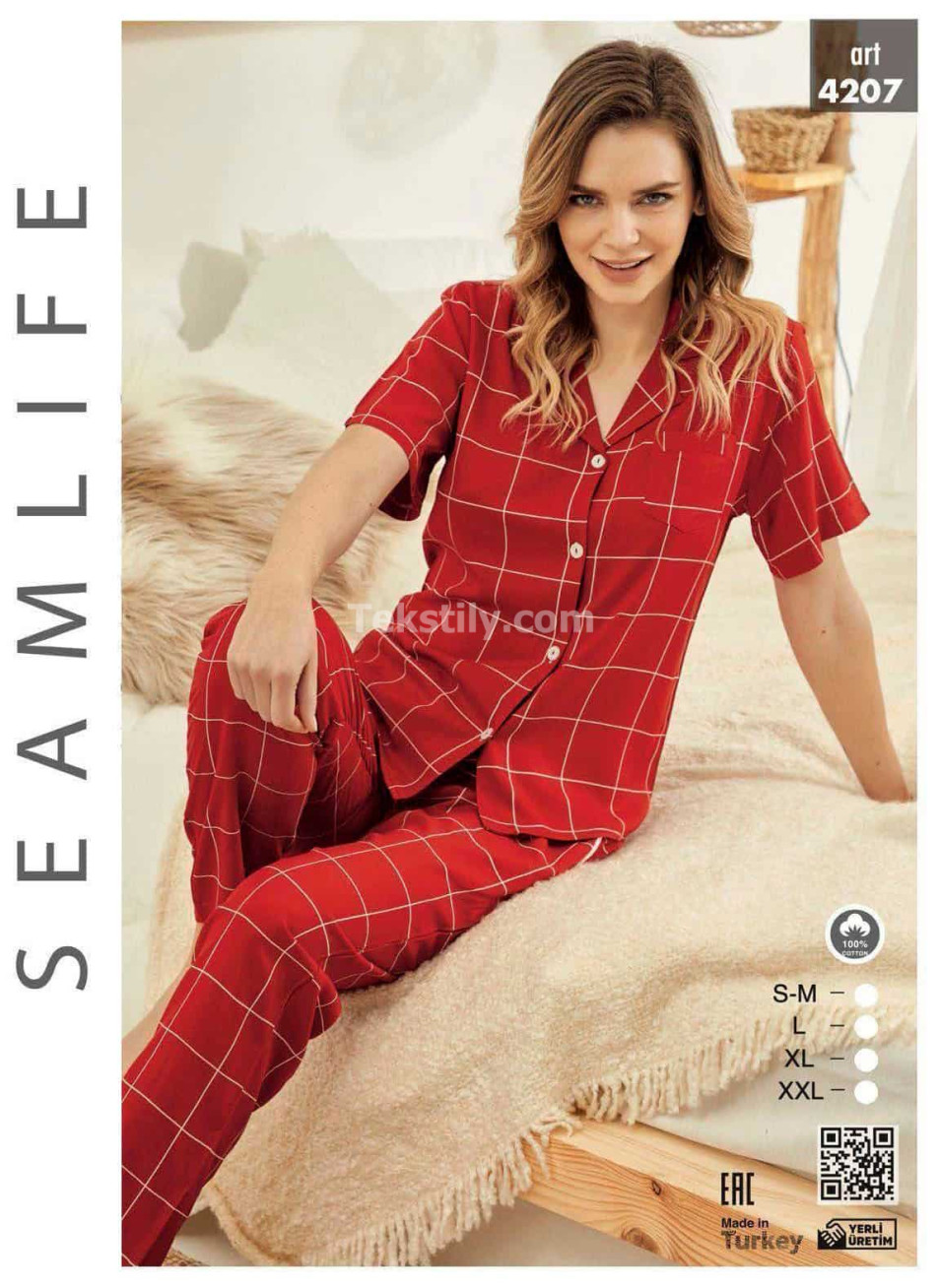 Женский комплект с брюками SEAMLIFE (S/M+L+XL+2XL)
