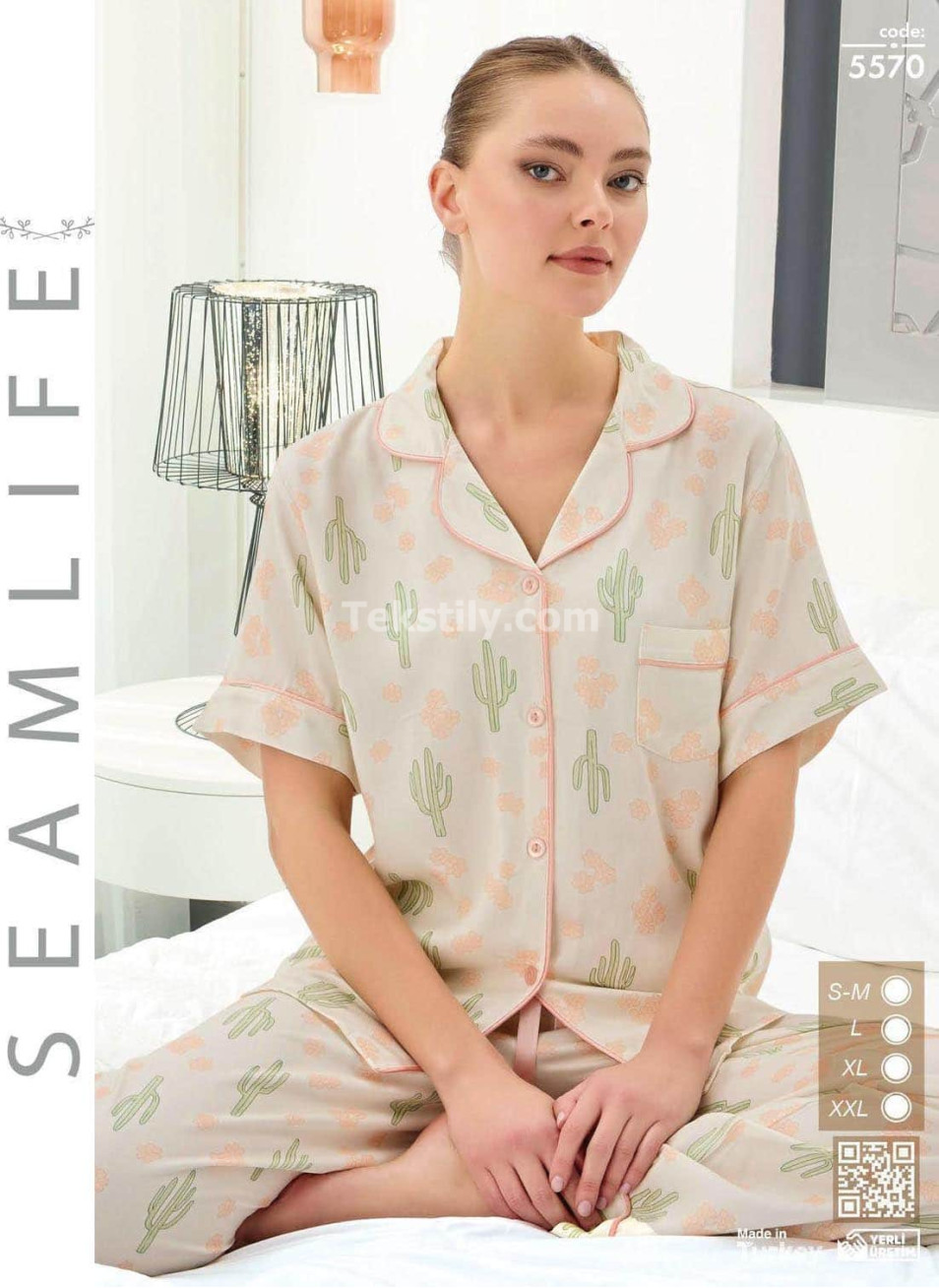 Женский комплект с брюками SEAMLIFE (S/M+L+XL+2XL)