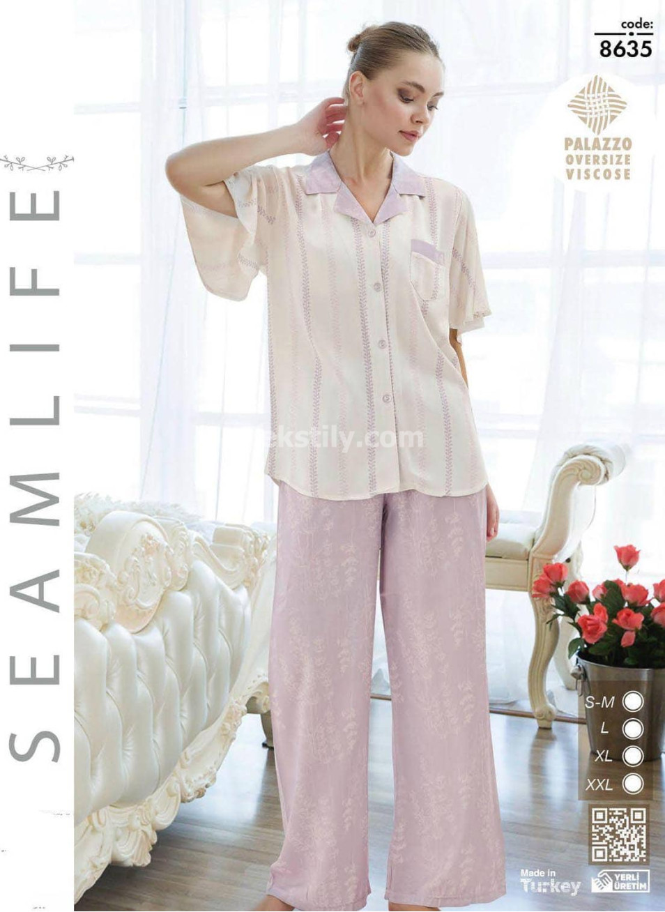 Женский комплект с брюками SEAMLIFE (S/M+L+XL+2XL)
