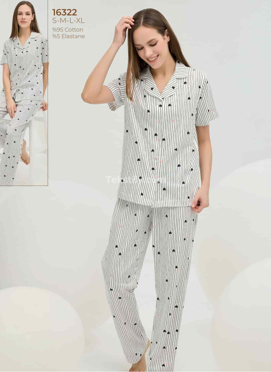 Женская пижама (S+M+L+XL) Sevim 2025