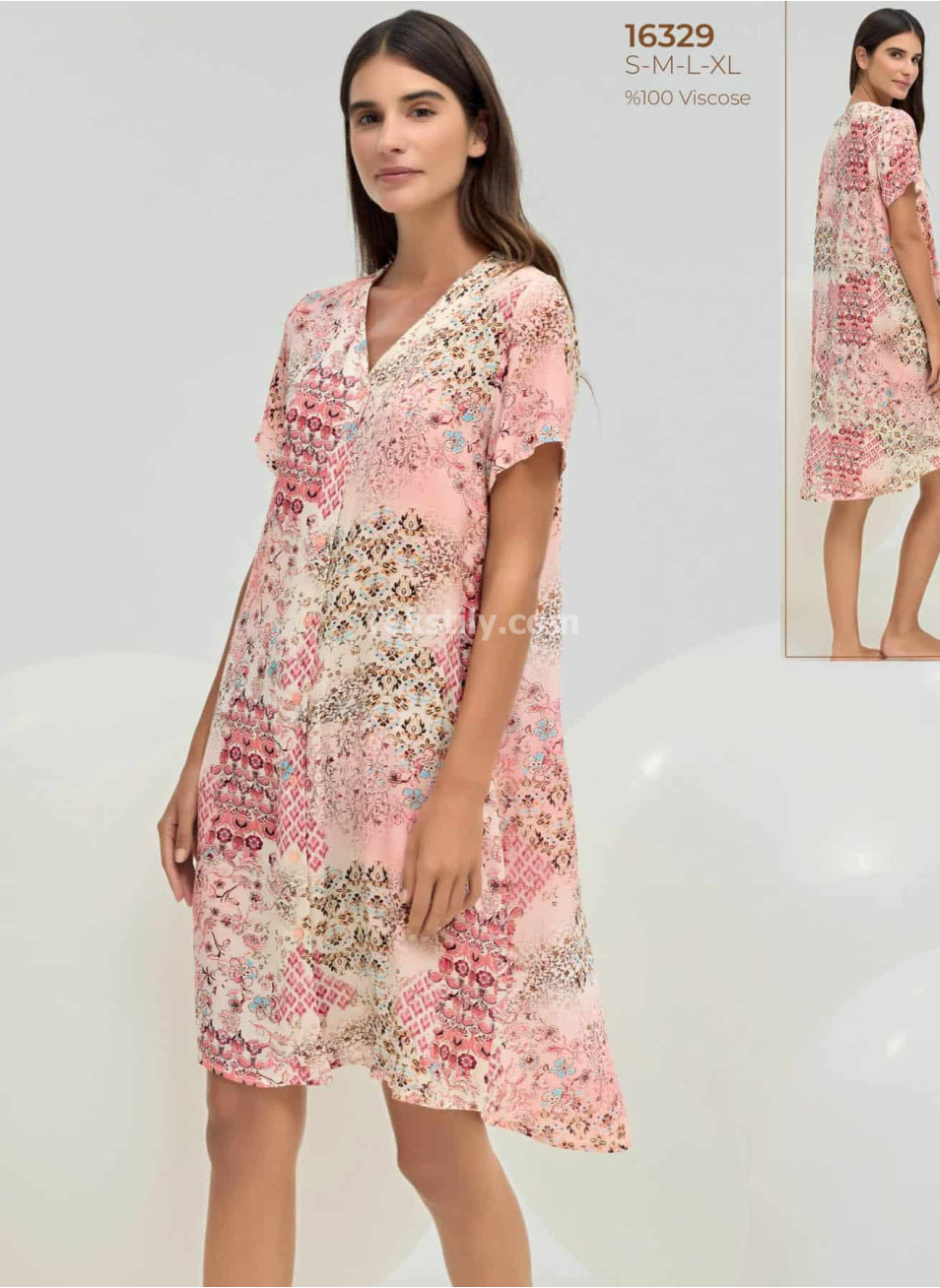 Домашнее Платье Sevim 2025 (S+M+L+XL) 