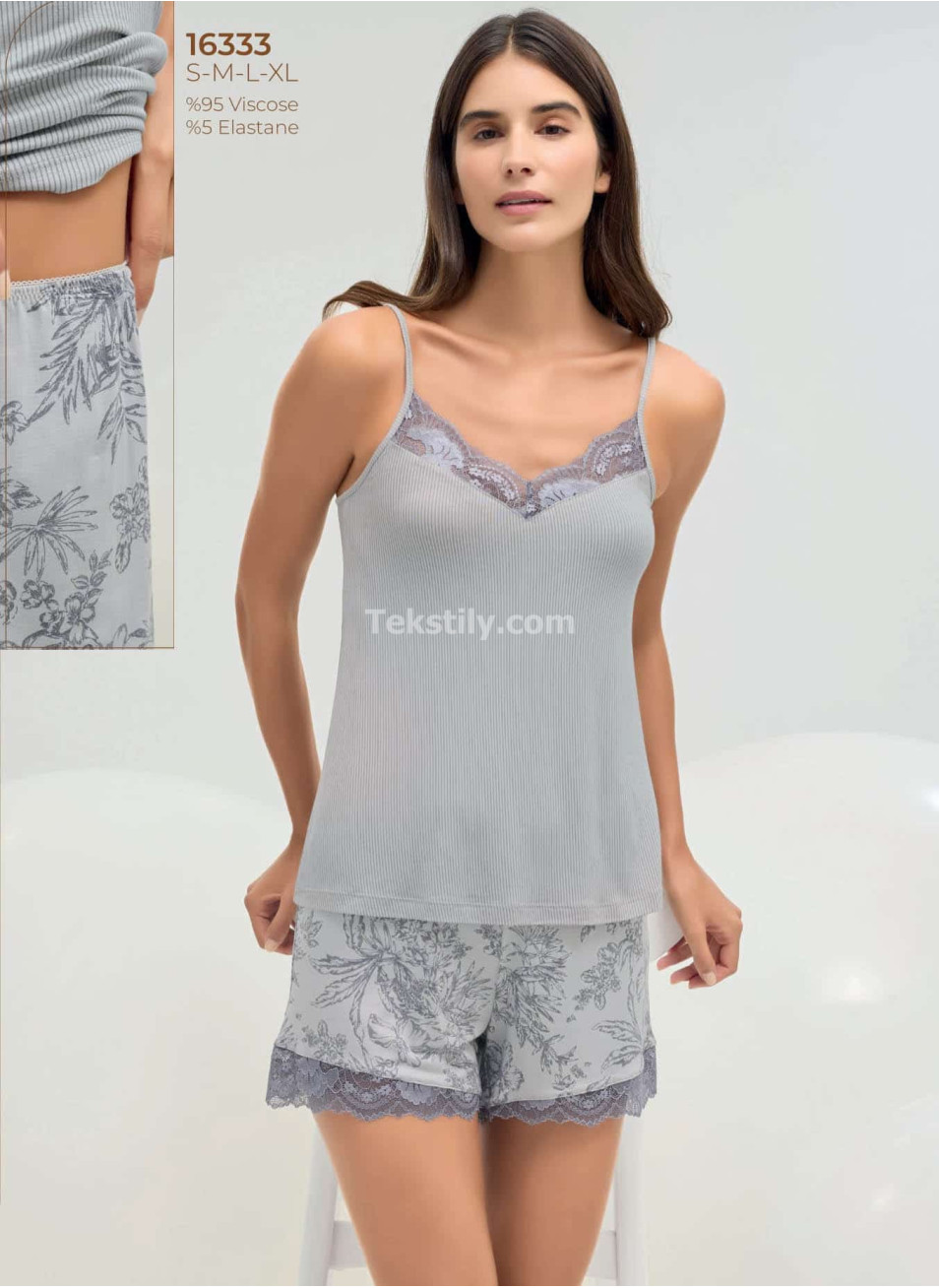 Женский комплект с шортами Sevim 2025 (S+M+L+XL) 