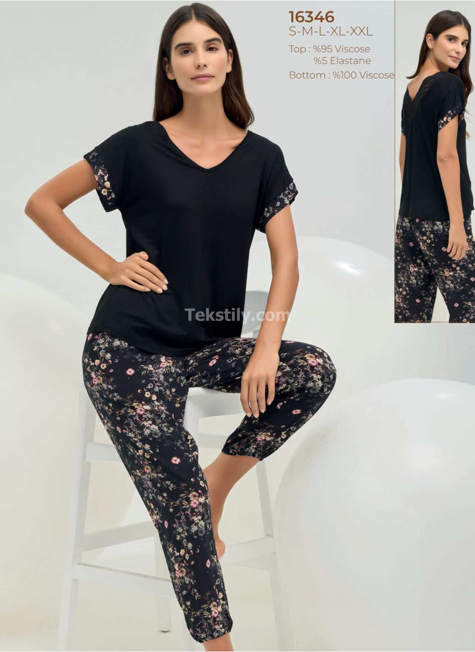 Женская пижама (S+M+L+XL+2XL) Sevim 2025