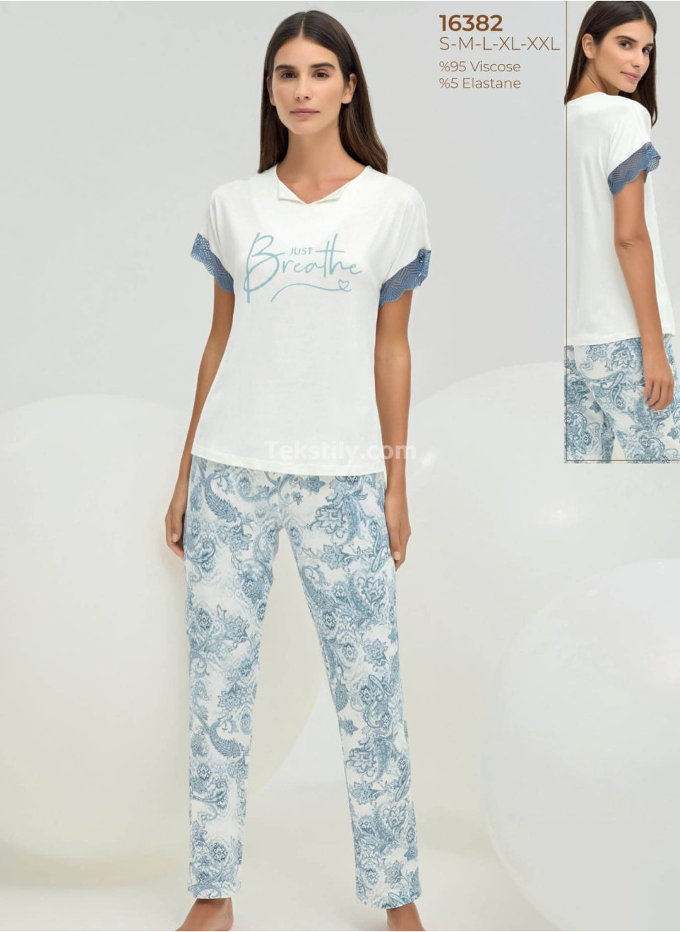 Женская пижама (S+M+L+XL+2XL) Sevim 2025