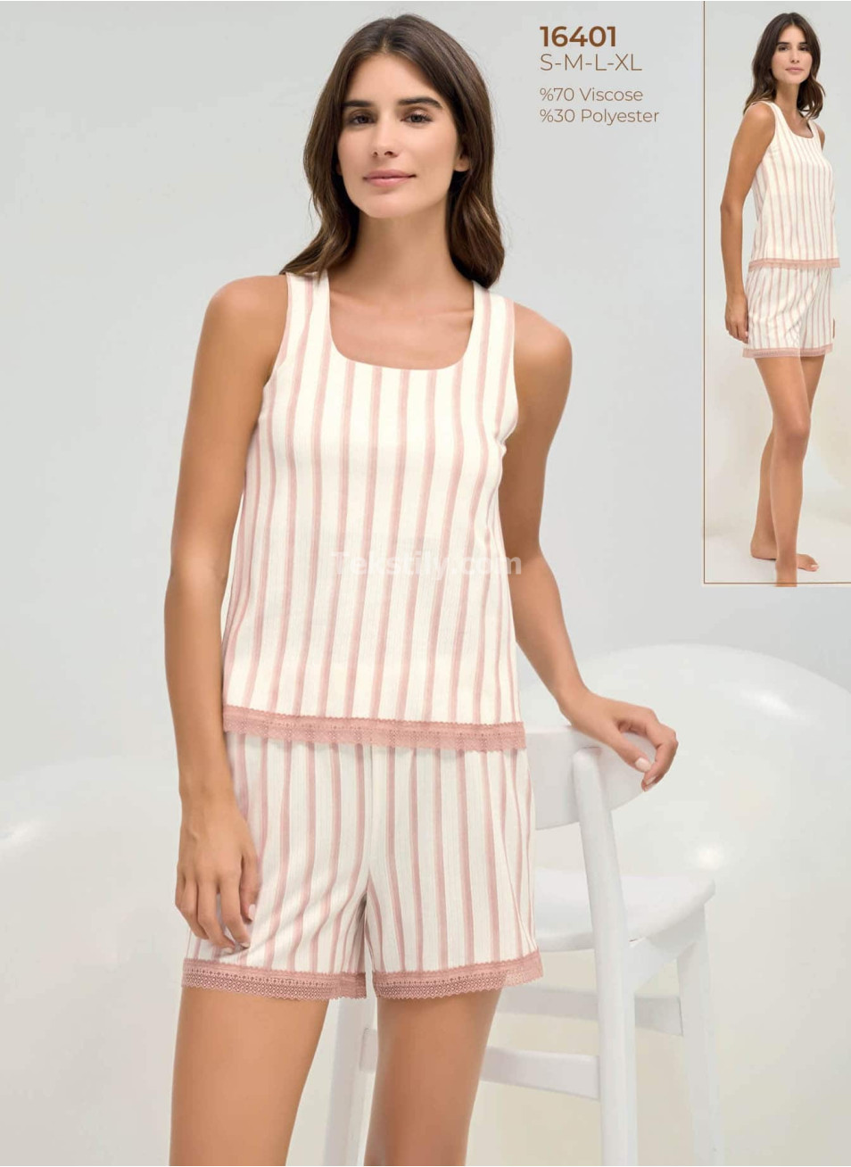 Женский комплект с шортами Sevim 2025 (S+M+L+XL) 