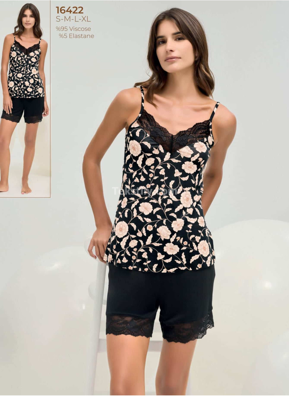 Женский комплект с шортами Sevim 2025 (S+M+L+XL) 