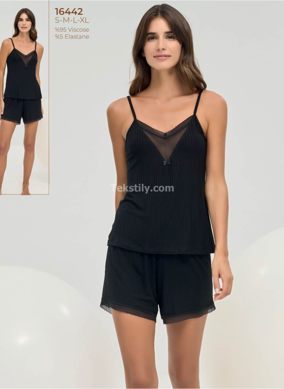 Женский комплект с шортами Sevim 2025 (S+M+L+XL) 