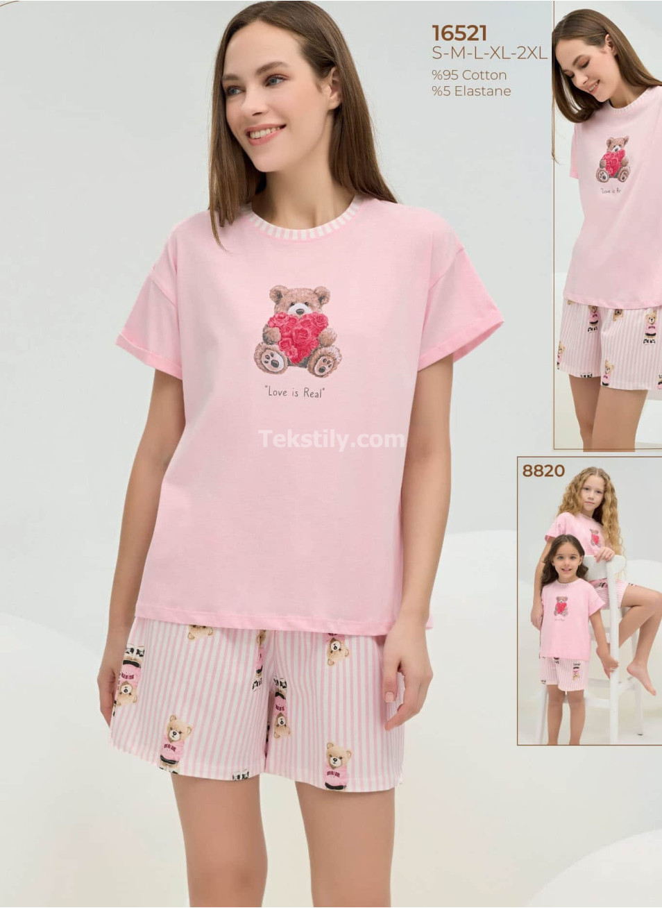 Женский комплект с шортами Sevim 2025 (S+M+L+XL+2XL) 