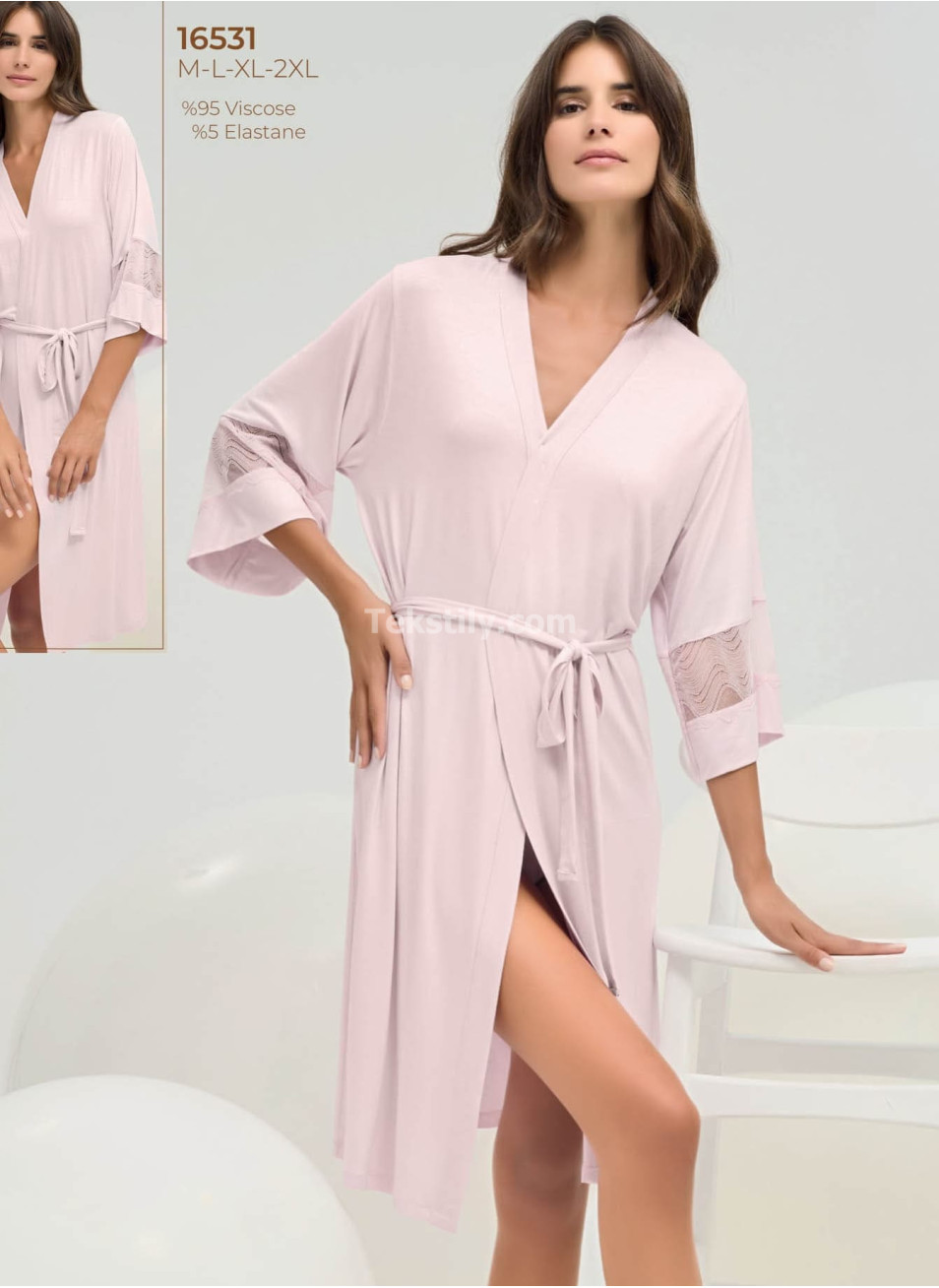 Женский домашний халат Sevim 2025 (M+L+XL+2XL) 