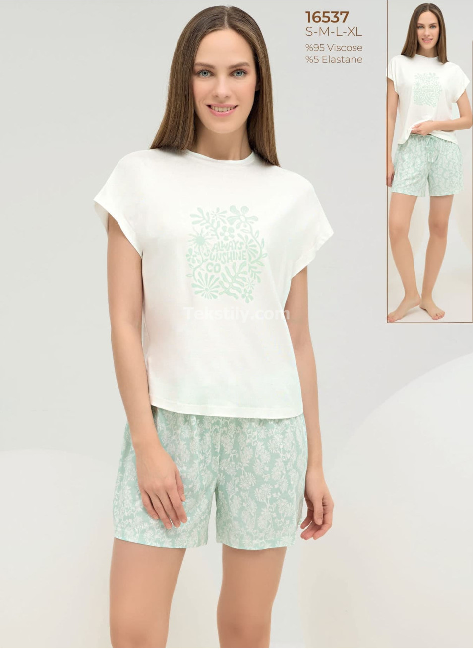 Женский комплект с шортами Sevim 2025 (S+M+L+XL) 