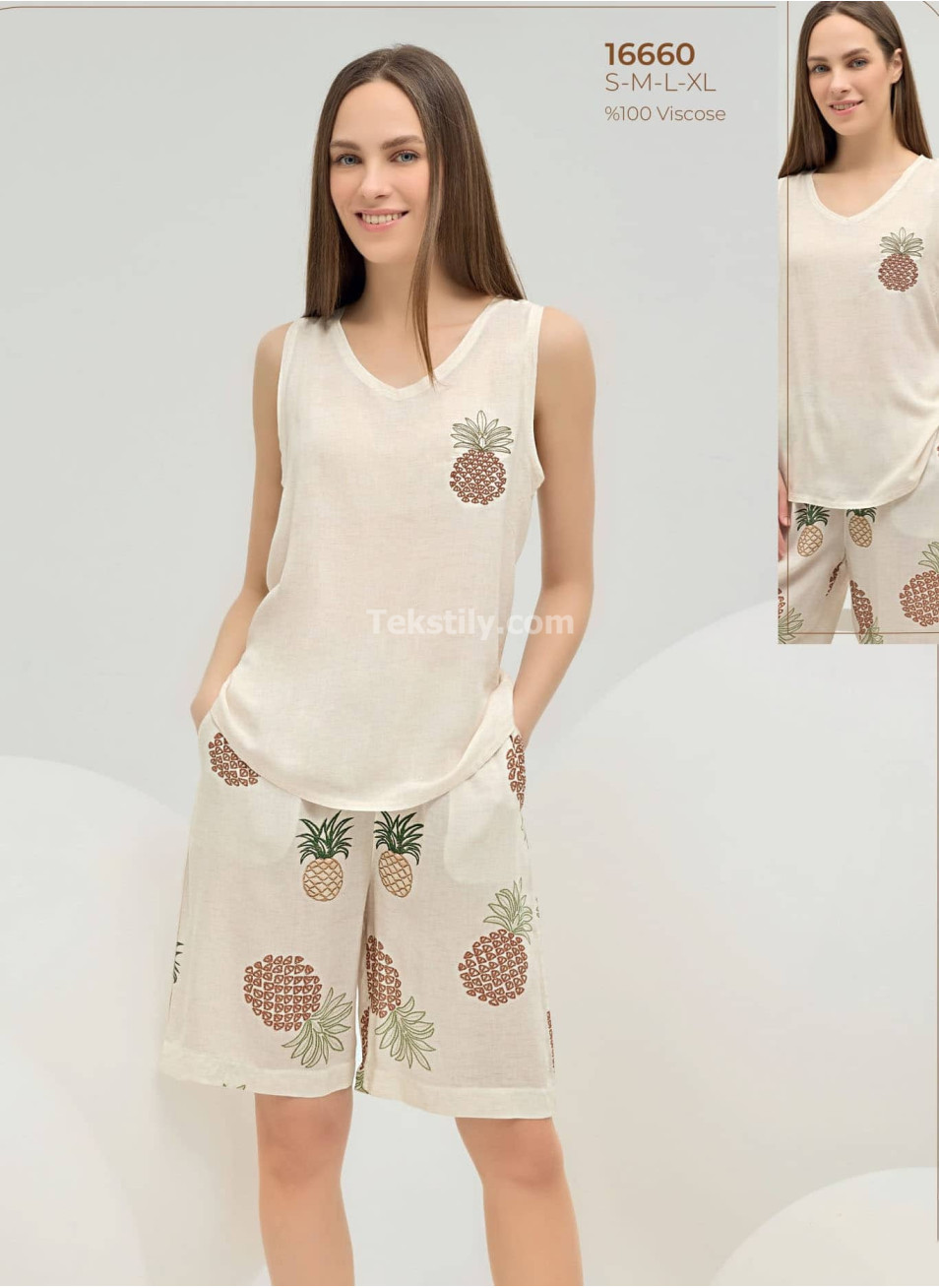 Женский комплект с шортами Sevim 2025 (S+M+L+XL) 
