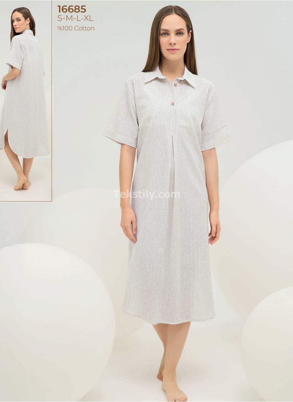 Домашнее Платье Sevim 2025 (S+M+L+XL) 