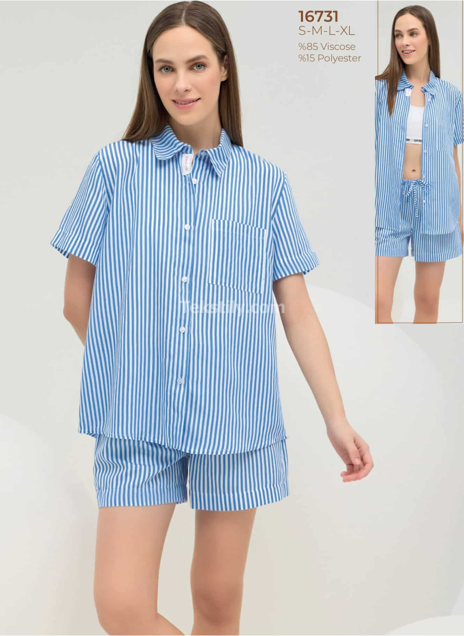 Женский комплект с шортами Sevim 2025 (S+M+L+XL) 