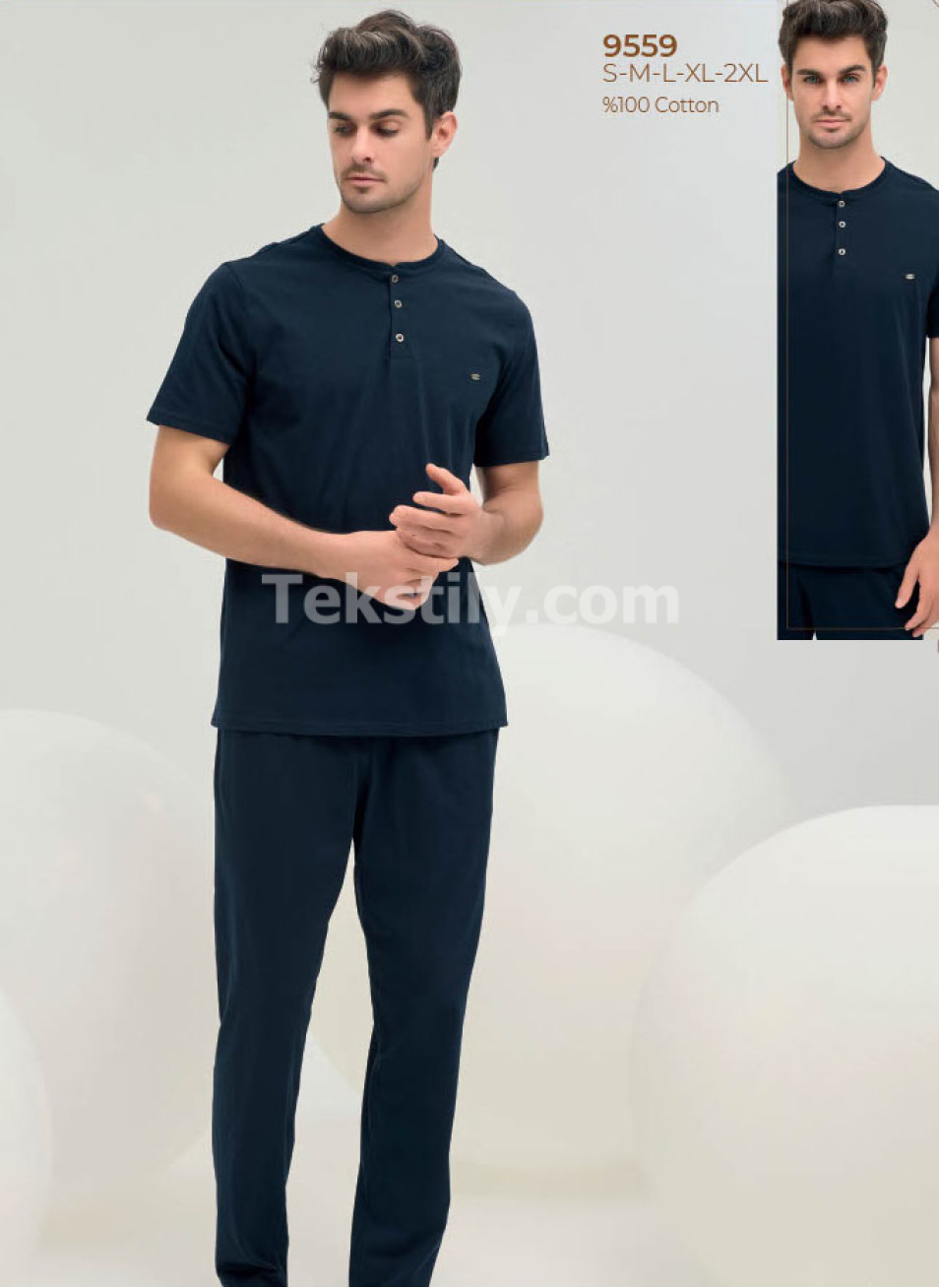 Пижама Мужская Sevim 2025 (S+M+L+XL+2XL)
