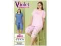 Женский комплект с капри VIOLET (3XL+4XL+5XL+6XL)