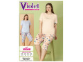 Женский комплект с капри VIOLET (3XL+4XL+5XL+6XL) Женский комплект с капри VIOLET (3XL+4XL+5XL+6XL)