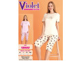 Женский комплект с капри VIOLET (M+L+XL+2XL) VIOLET Женский комплект с капри VIOLET (M+L+XL+2XL) VIOLET