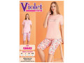 Женский комплект с капри VIOLET (M+L+XL+2XL) VIOLET Женский комплект с капри VIOLET (M+L+XL+2XL) VIOLET