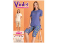 Женский комплект с капри VIOLET (M+L+XL+2XL) VIOLET Женский комплект с капри VIOLET (M+L+XL+2XL) VIOLET
