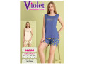 Женский комплект с шортами VIOLET (M+L+XL+2XL) Женский комплект с шортами VIOLET (M+L+XL+2XL)