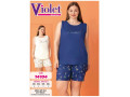 Женский комплект с шортами VIOLET (3XL+4XL+5XL+6XL)