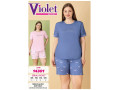 Женский комплект с шортами VIOLET (3XL+4XL+5XL+6XL) Женский комплект с шортами VIOLET (3XL+4XL+5XL+6XL)
