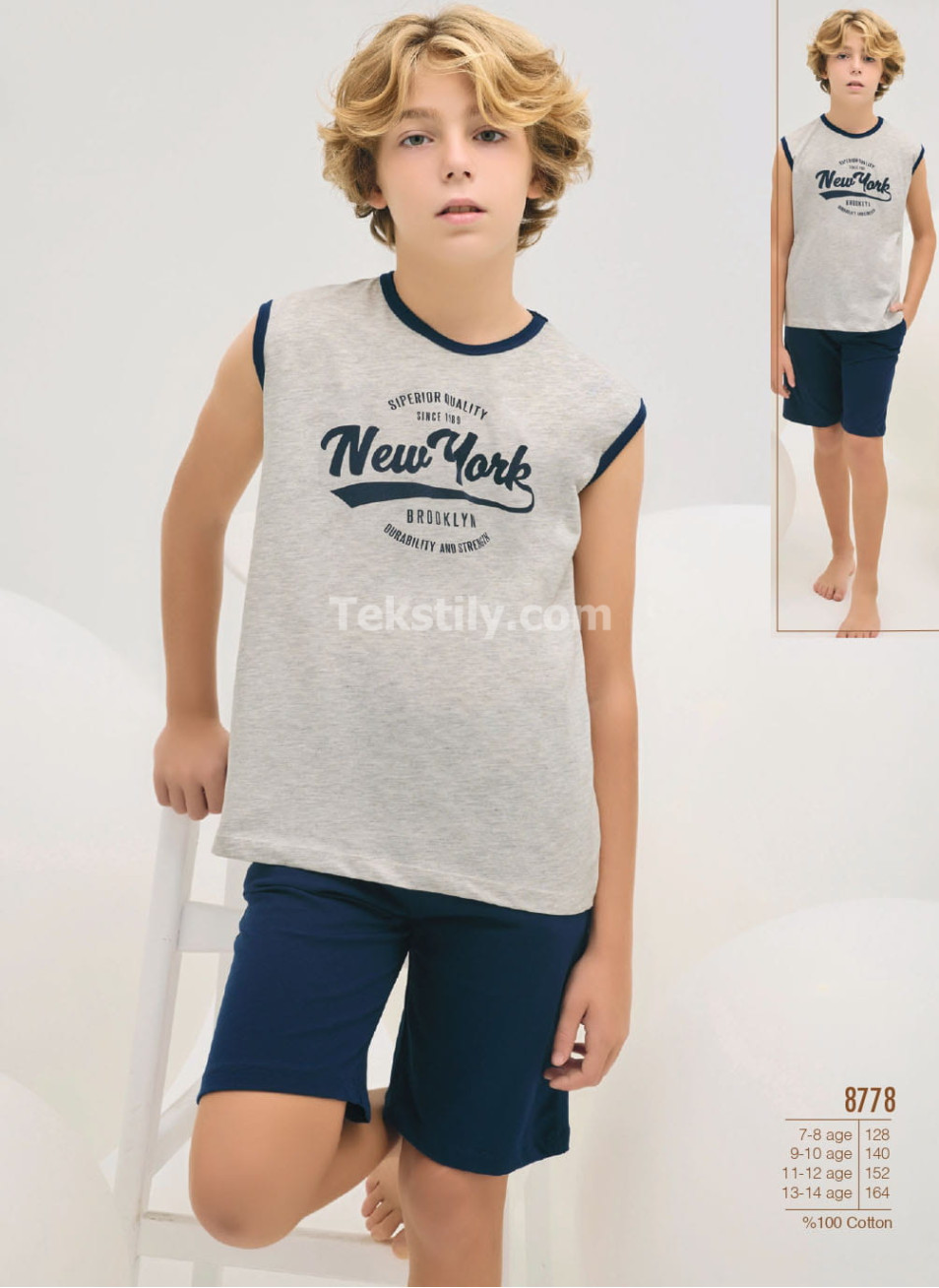 Комплект с Шортами Мальчикам ZEY ZEY 2025 (7/8+9/10+11/12+13/14)